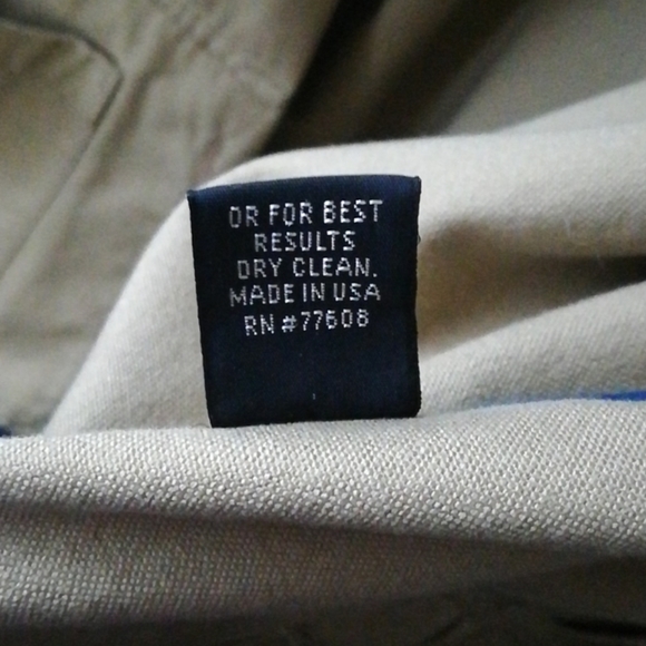 J. Peterman khaki cotton sport coat blazer jacket - Picture 6 of 6